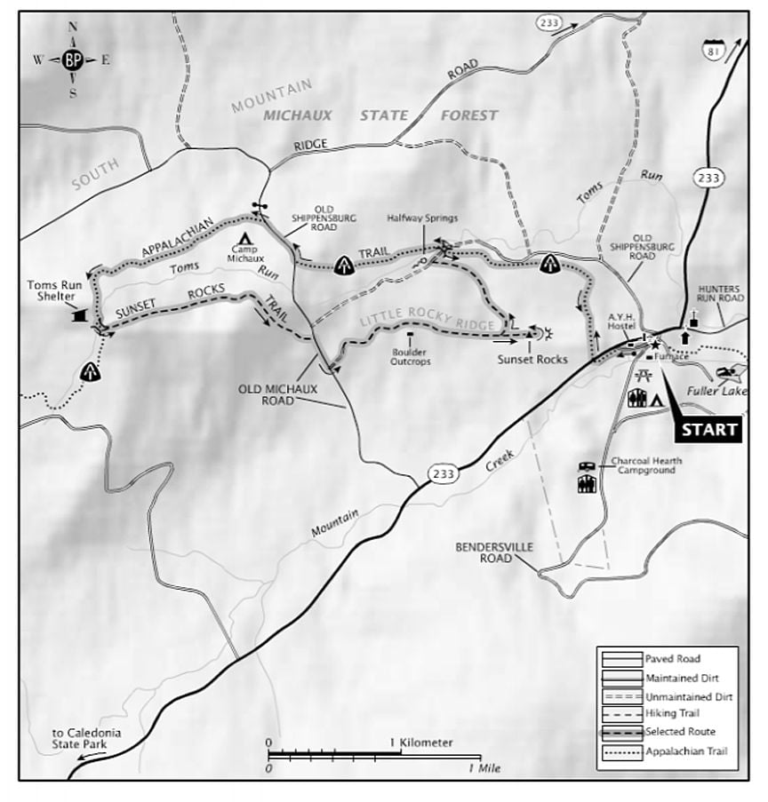8. Sunset Rocks Trail